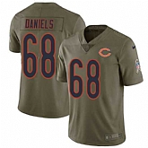 Nike Bears 68 James Daniels Olive Salute To Service Limited Jersey Dzhi,baseball caps,new era cap wholesale,wholesale hats